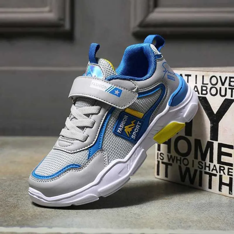 Scarpe sportive per bambini all'aperto, traspiranti, casual, antiscivolo, per bambini, alla moda, H241019_voghion.com
