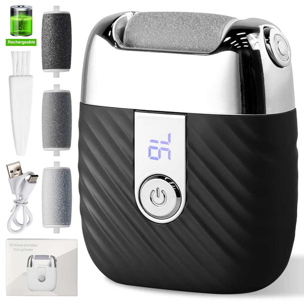 Râpe électrique rechargeable pour éliminer les callosités des pieds_voghion.com