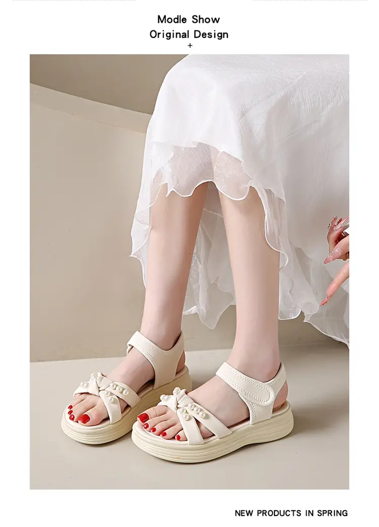 Women's Flat Sandals Breathable Comfortable Beach Casual Footwear_voghion.com