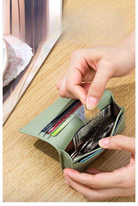 multifunctional Leisure Top Layer Cowhide Briefcase, Business Card Holder, Men And Women Creative Storage Wallet_voghion.com