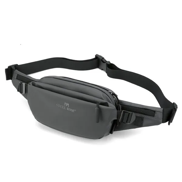 Férfi divatos mellkas kültéri sport övtáska tinédzsereknek vízálló férfi deréktáskák kiváló minőségű fanny Pack 230921_voghion.com