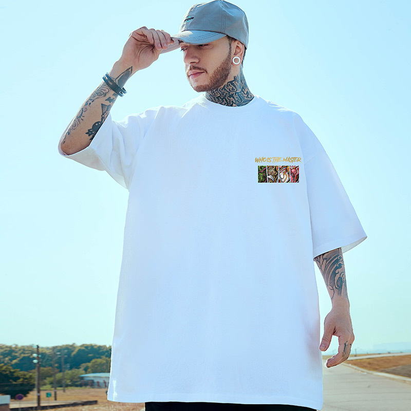 Men's Oversized T-shirt China-chic Style Plus Size Fashion_voghion.com