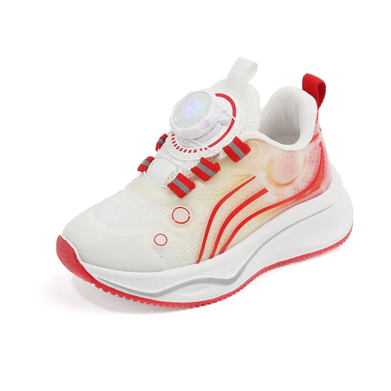 Athletische kindersneakers voor training antislip hardloopschoenen_voghion.com