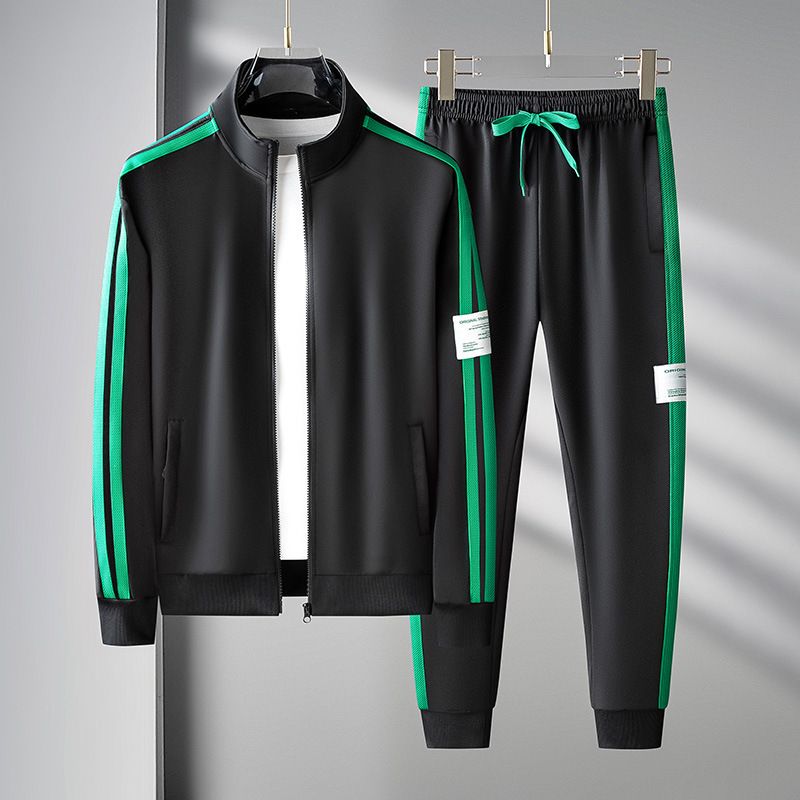 Casual Sports Two-piece Men’s Sweater Pants Trendy Teen Cardigan Fashion Suit