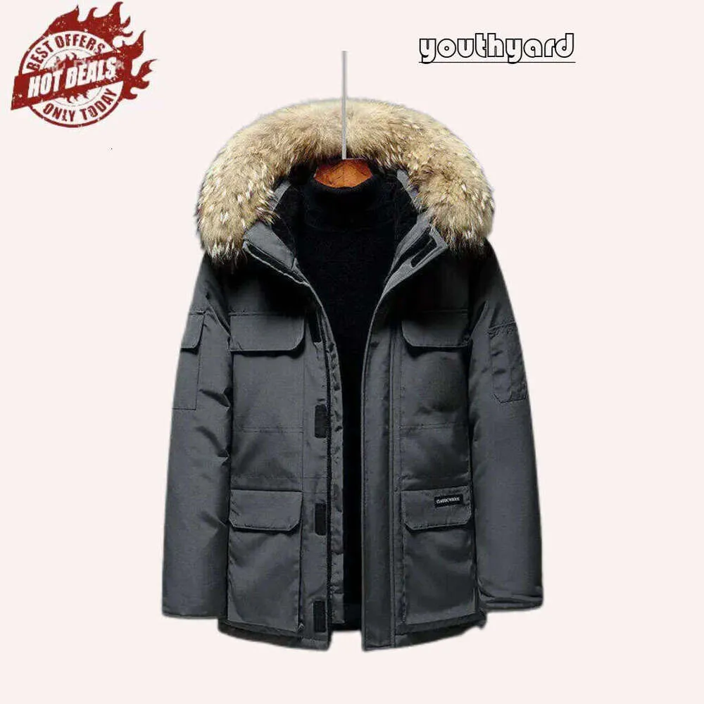 Designer Mens Jacket Canada Winter Down Parka Goose Leisure Coats Windproof Overcoat Waterproof Snow Proof Puffer Thick_voghion.com