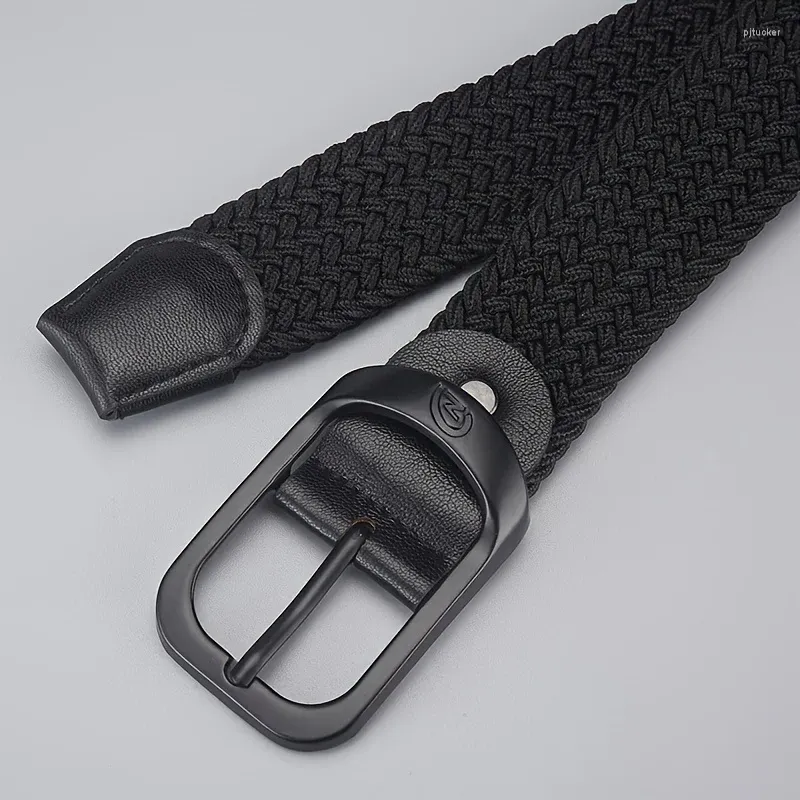 Belts Men's Belt Casual Woven Elastic Outdoor Sports Women's Climbing Work Jeans Suit Pants And Universal_voghion.com