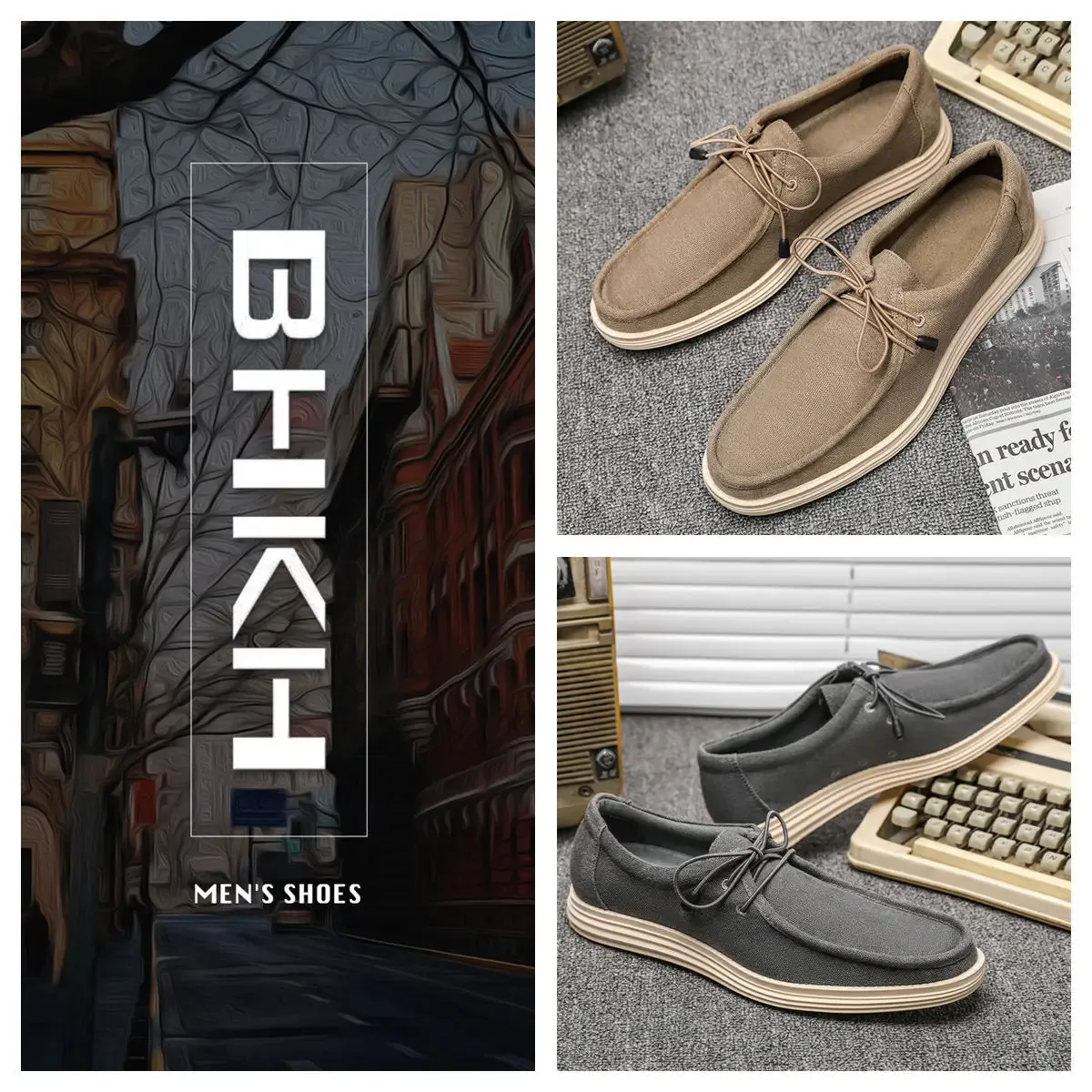 BHKH Nouveaux Mocassins Printemps/Été En Cuir Suédé Hommes Décontractés Confortables Hommes Plat Mode Chaussures Bateau 240605_voghion.com