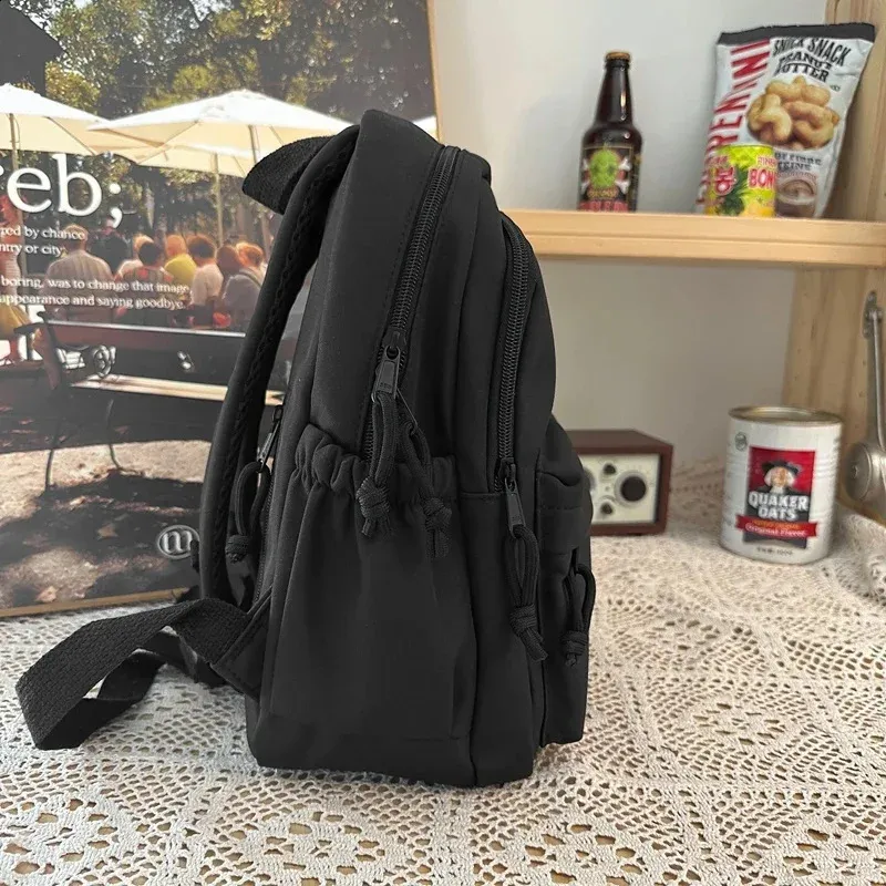 Large capacity casual waterproof nylon backpack fashionable elementary and middle school student bag 240820_voghion.com