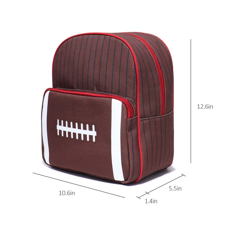 Rugby-Gepäcktasche maior Kapazität, modische tragbare Sport-Fiesstasche, Reisetasche mit gestreiftem Canvas-Druck_voghion.com