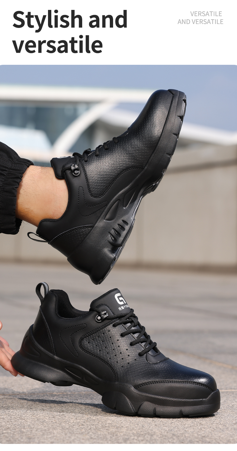 Scarpe antinfortunistiche GUYISA con puntale in plastica per elettricisti, leggere, morbide e comode, 39-44 5051KV_voghion.com