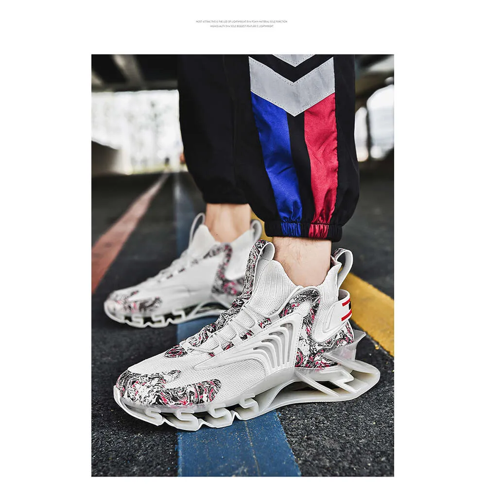 Heren Casual Nieuwe Mode Sport Lente Ademende Shark Blade Schoenen Heren Hoogwaardige Hardloopsneakers Lhshoe_voghion.com
