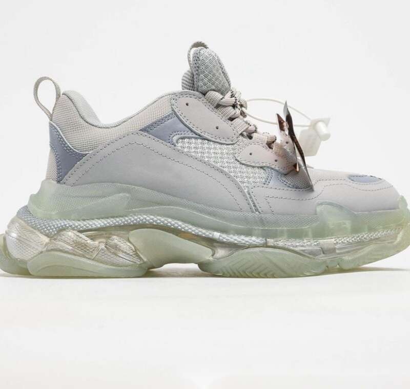Platform Sneakers For Men Casual Shoes Paris Style White Shoes_voghion.com