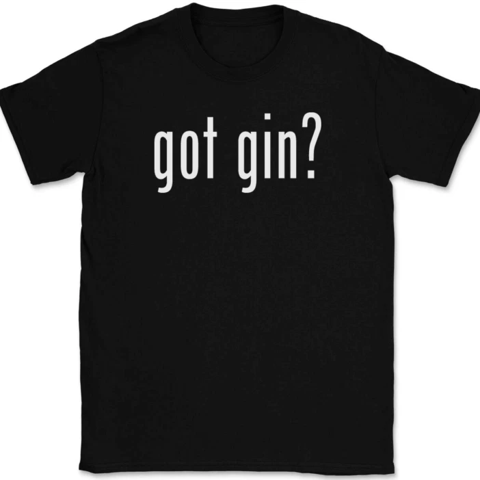 Got Gin T-shirt Lustiges Trinkshirt Für Party Bar Geschenk_voghion.com