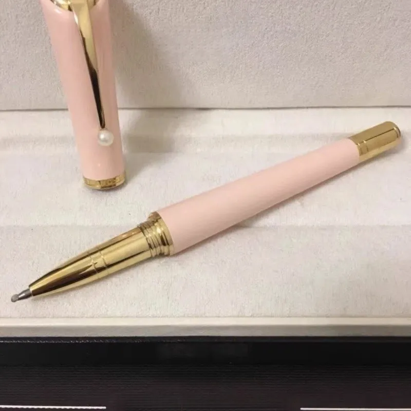 wholesale Wholesale Luxury Monte Black Resin And Crystal Star Roller Ball Pen / Ballpoint Pen / Fountain Pen Business Office Stationery Gift Bn010_voghion.com