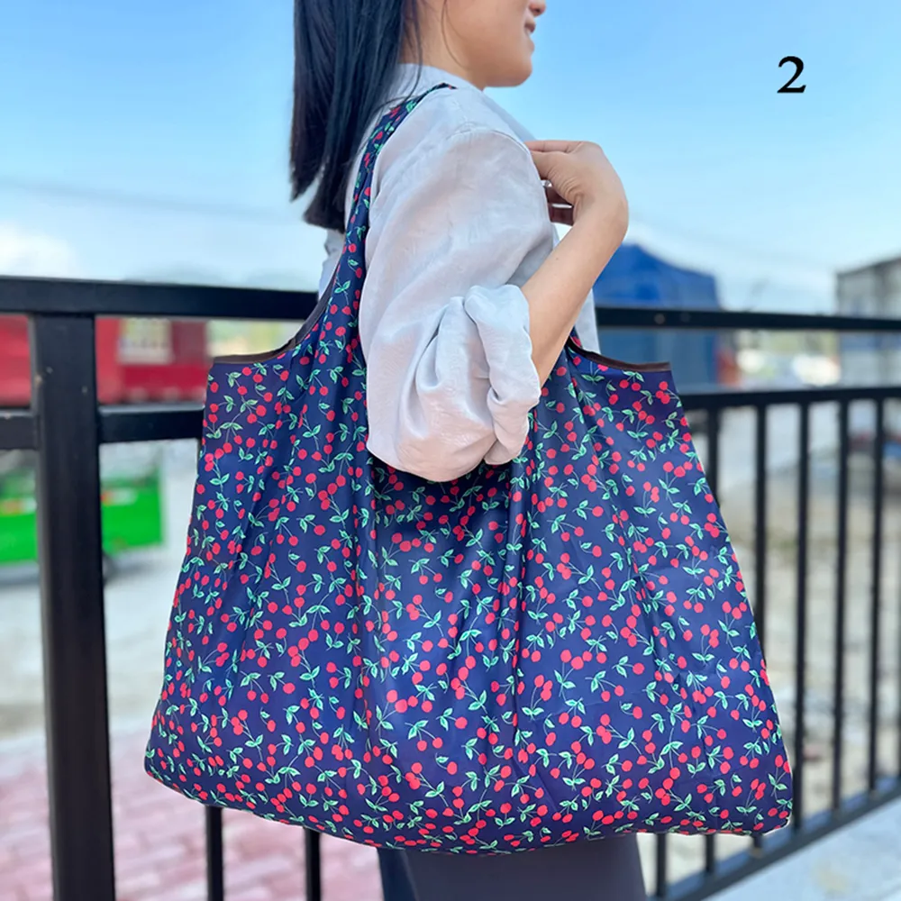 Large Reusable Eco Bag Grocery Beach Toy Storage Bags Shoulder Shopping Foldable Tote Pouch Package_voghion.com
