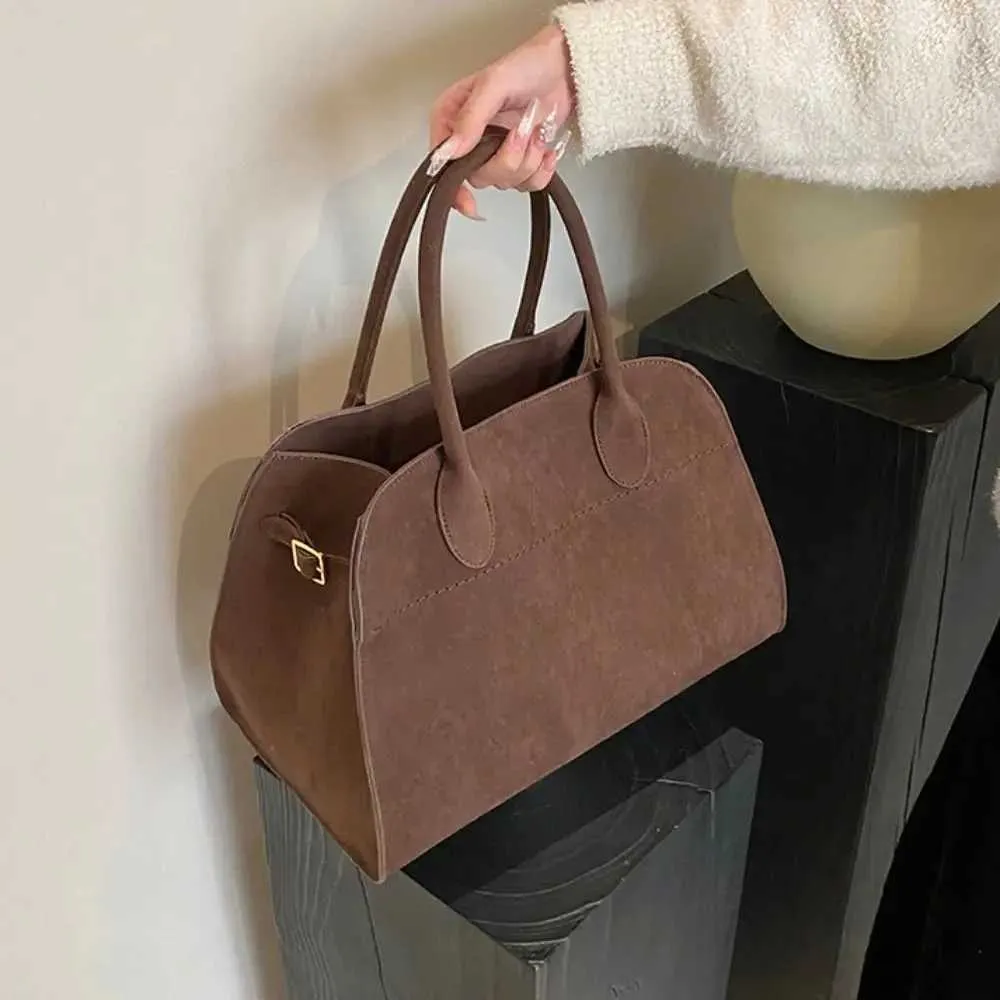 Borsa da donna vintage in pelle scamosciata a forma di croce, grande capacità, tracolla regolabile, tinta unita, Y241115_voghion.com