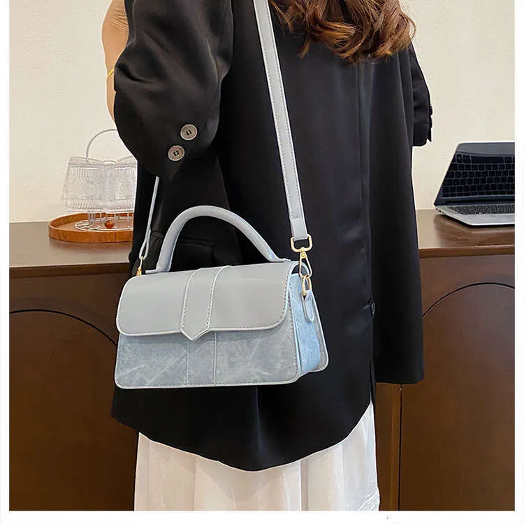 Borsa a tracolla in pelle PU per donna - Borsa a tracolla alla moda Borsa vintage sottobraccio Borsa quadrata (nero)_voghion.com