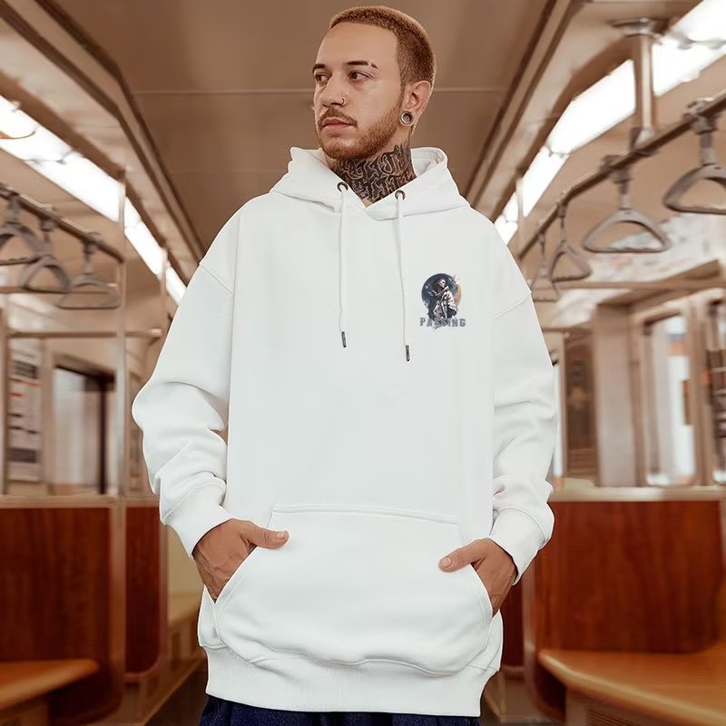 2024 Neue amerikanische Modemarke mit dicker Kapuze, lockerer Pullover in Übergröße, Herbst/Winter, Herrenmantel_voghion.com