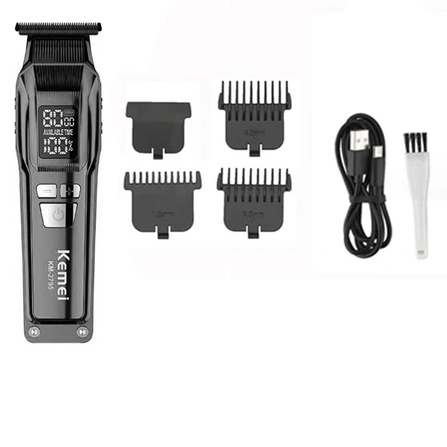 2795 Professional Cordless Trimmer Electric Rechargeable Clippers Barber Zero Gapped Finish Hair Citing Hine_voghion.com