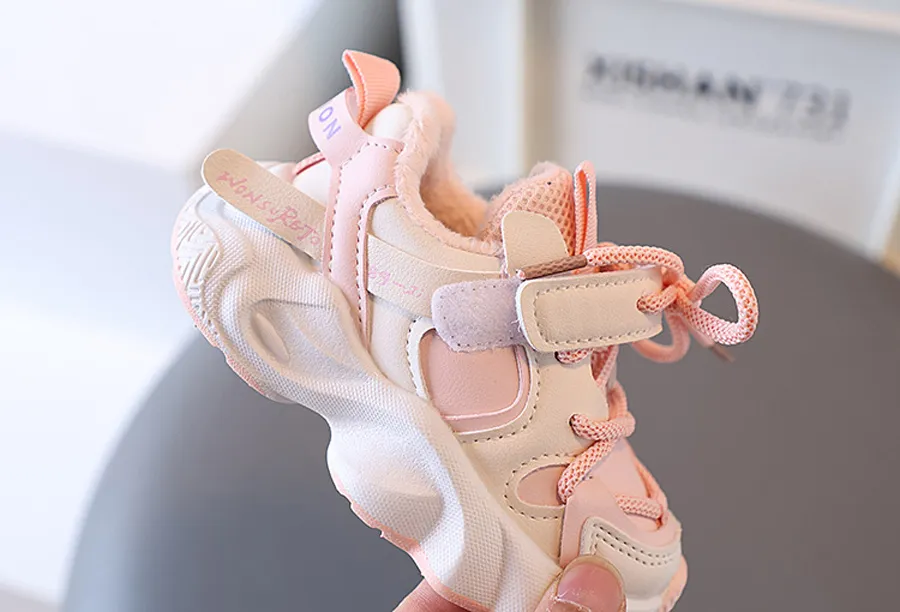 Baby Toddler Winter For Boys Girls Warm Little Kids Enfant Casual Sneakers Non-slip Happysteps Children Sport Shoes_desvips.com