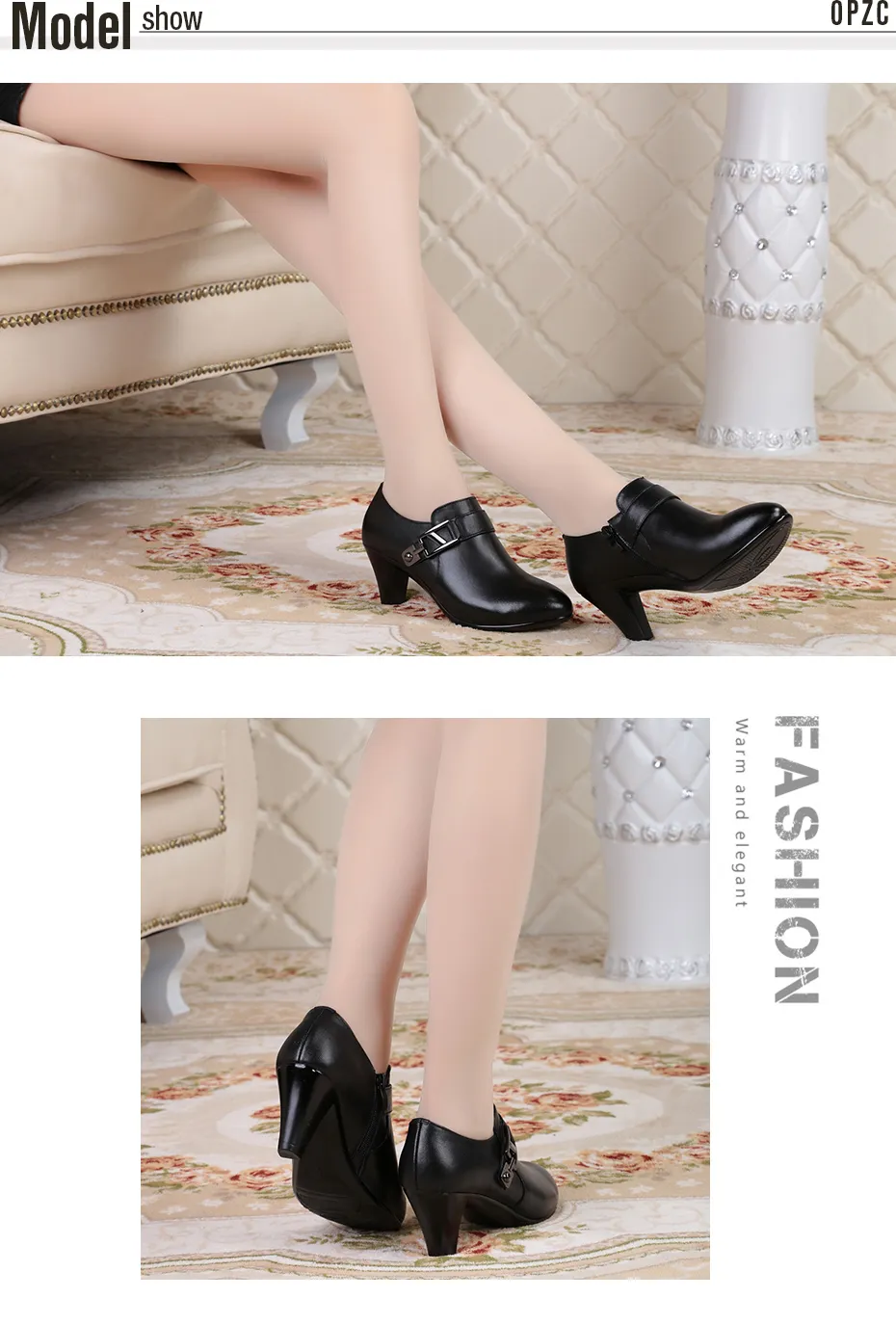 2025 spring genuine leather elegant spike heels office lady Business dress fashion big size women shoes EU36-41_voghion.com