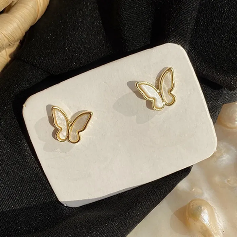 Fritillary Butterfly Long Tassel Earrings Woman Personality Cute Enamel Bow Stud Daily Wear Jewelry Accessories 240618_voghion.com