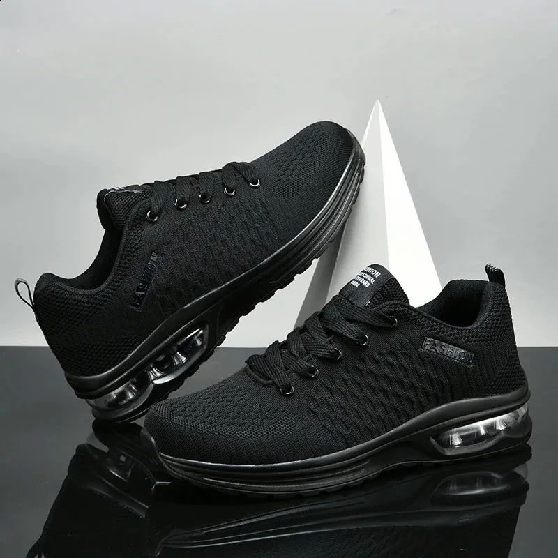 Men's Running Shoes Lightweight Breathable Mesh Trainer Sport_voghion.com