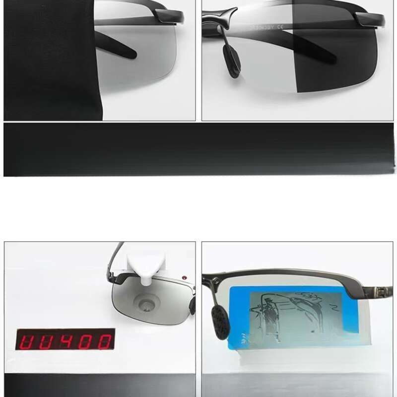 Outdoor Fishing Men's Polarized Smart Light Sensitive Metal Color Changing Driving Day & Night_voghion.com