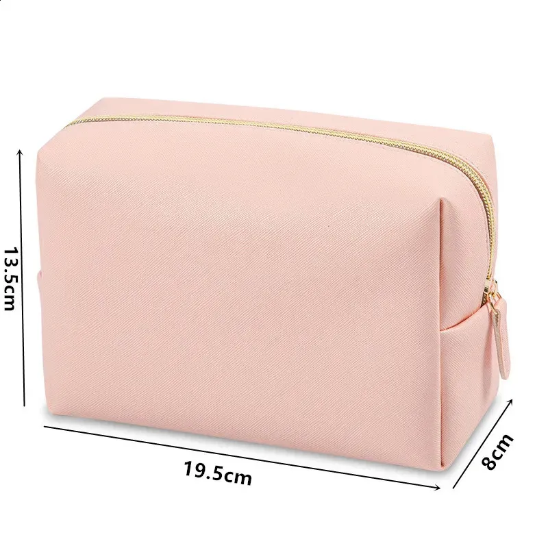 Borsa per il trucco con ricamo personalizzato, portatile, in pelle PU Saffiano, impermeabile, kit per cosmetici da toeletta per uomo e donna, personalizzata_voghion.com