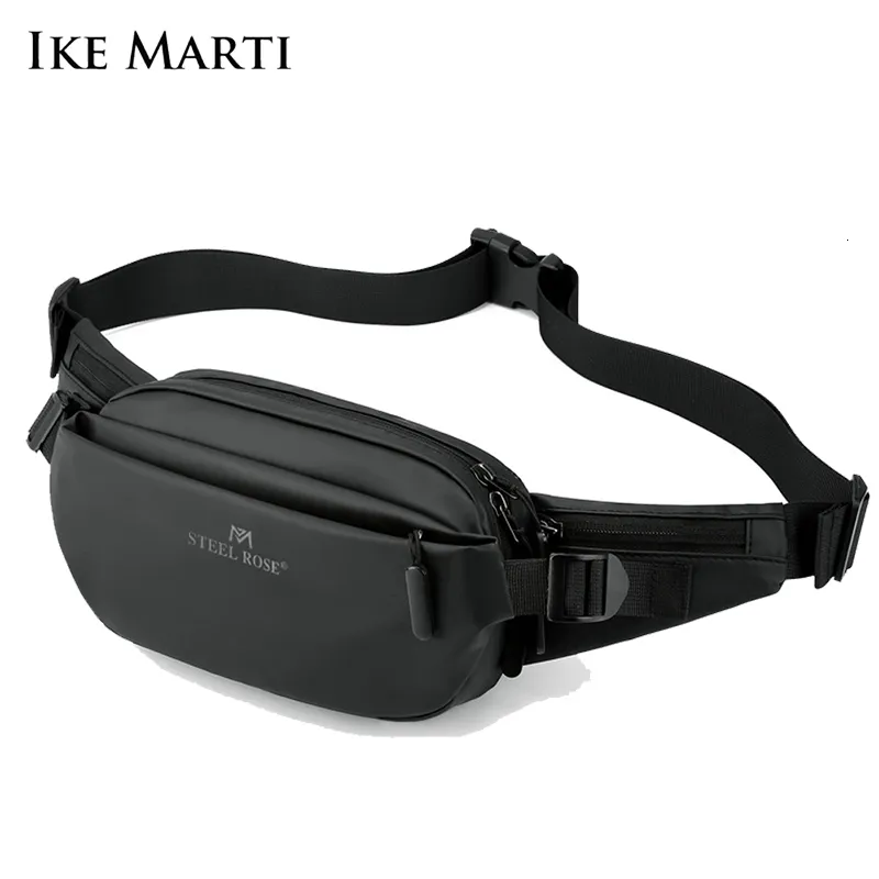 Férfi divatos mellkas kültéri sport övtáska tinédzsereknek vízálló férfi deréktáskák kiváló minőségű fanny Pack 230921_voghion.com