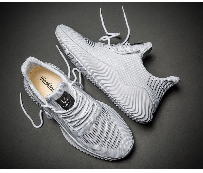 Scarpe da tennis da uomo Atillas Hombre, leggere, traspiranti, casual, bianche, alla moda, di grandi dimensioni, 2022_voghion.com