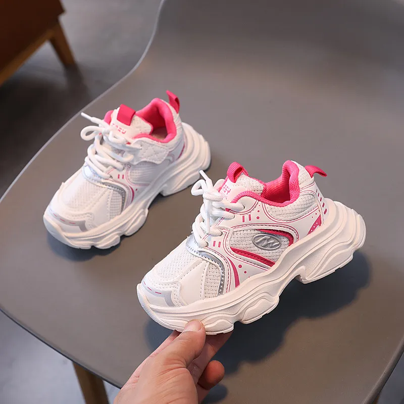 2025 Nieuwe peutersneakers voor jongens en meisjes Outdoor Mesh Lichtgewicht kinderen Sport Hardlopen Antislip kinderschoenen_voghion.com