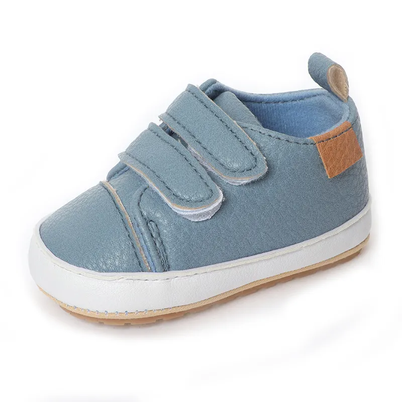 Baby First Walker Sneakers Non-slip Rubber Sole Leather Shoes_voghion.com