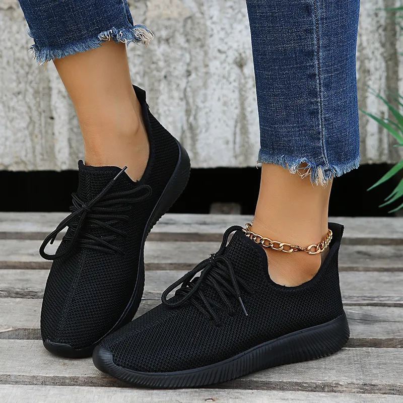 Women's Breathable Walking Shoes Non-slip Comfortable Trainers_voghion.com