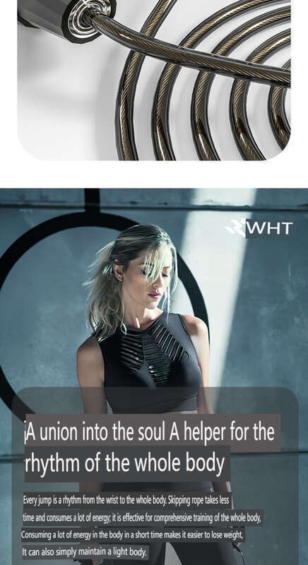 【 48000 Repurchases 】 Steel Wire Skipping Rope Adult Weight-bearing Fitness, Fat Burning, Weight Loss, And Slimming,_voghion.com