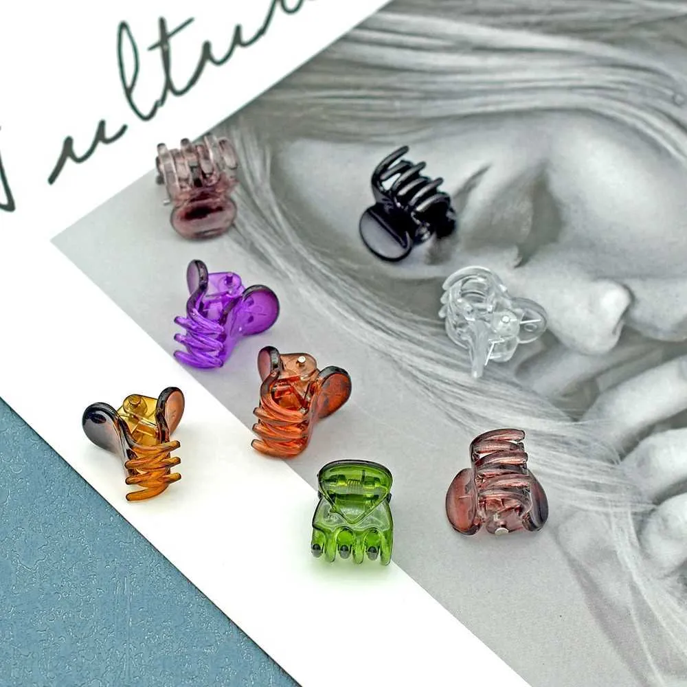 Hair Clips Barrettes 1.5cm 50pcs Womens Clip Accessories Fashion Plastic Mini Claw Headwear Gift_voghion.com