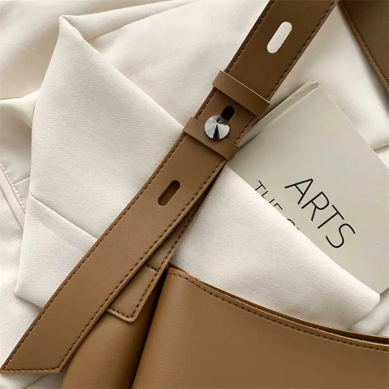 Sac à main et portefeuille en cuir tendance 2024 pour femme, simple, grande capacité, bandoulière, Y241011_voghion.com