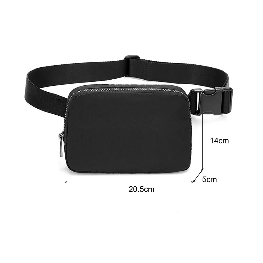 Naylon Messenger Ayarlanabilir Cepli Koşu Çantası Çok İşlevli Aşınmaya Dayanıklı Su Geçirmez Yüksek Kapasiteli Açık Hava Sporları İçin_voghion.com