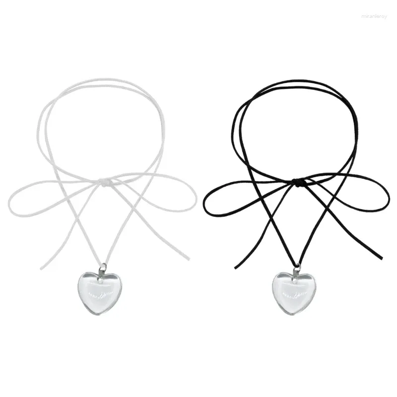 Collana girocollo con catene regolabili in corda, dolce e fresco, gioiello per le donne_voghion.com