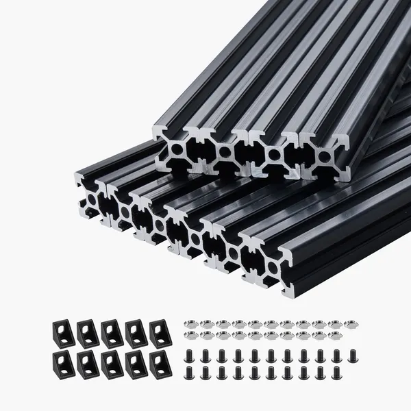 Anodized Aluminium T-slot 2020 Profile Rail For Cnc 3d Printer_voghion.com