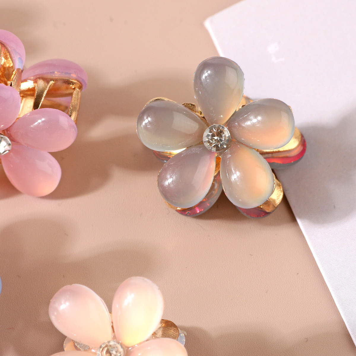 Mini Haarspangen Für Damen Im Koreanischen Design Mit Blumen_voghion.com