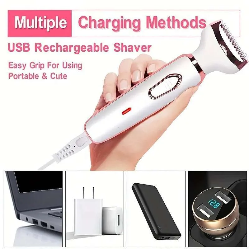 4-in-1 Lady Shaver - Cordless｜Gift Set｜Painless EU_voghion.com