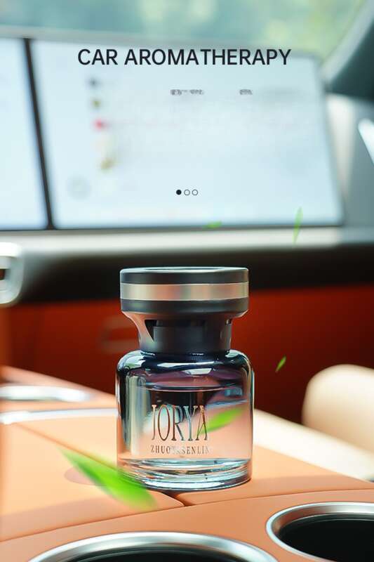 【Hoher Luxus】 Kleine schwarze Flasche Aromatherapie Pflanzenextraktion Langanhaltende Geruchsentfernung Duft Auto Ornament_voghion.com