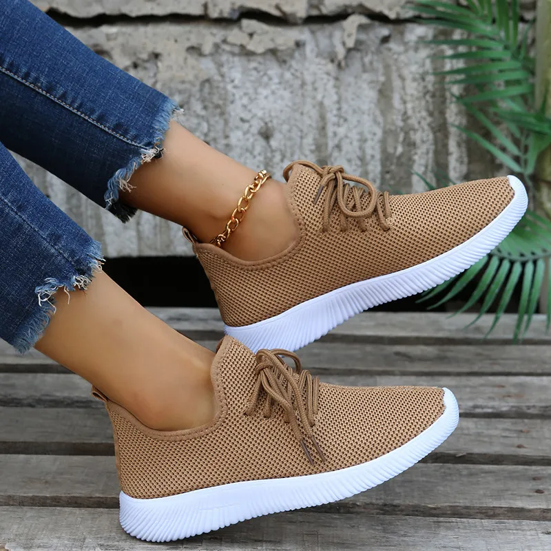Women's Breathable Walking Shoes Non-slip Comfortable Trainers_voghion.com