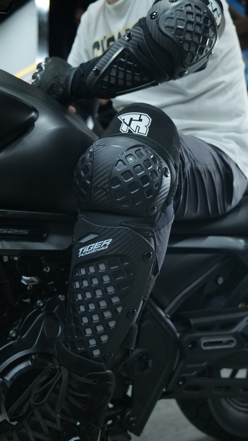 Zaštita za koljena i laktove motociklista, četverodijelna zaštitna oprema za terenske utrke motocikala_voghion.com