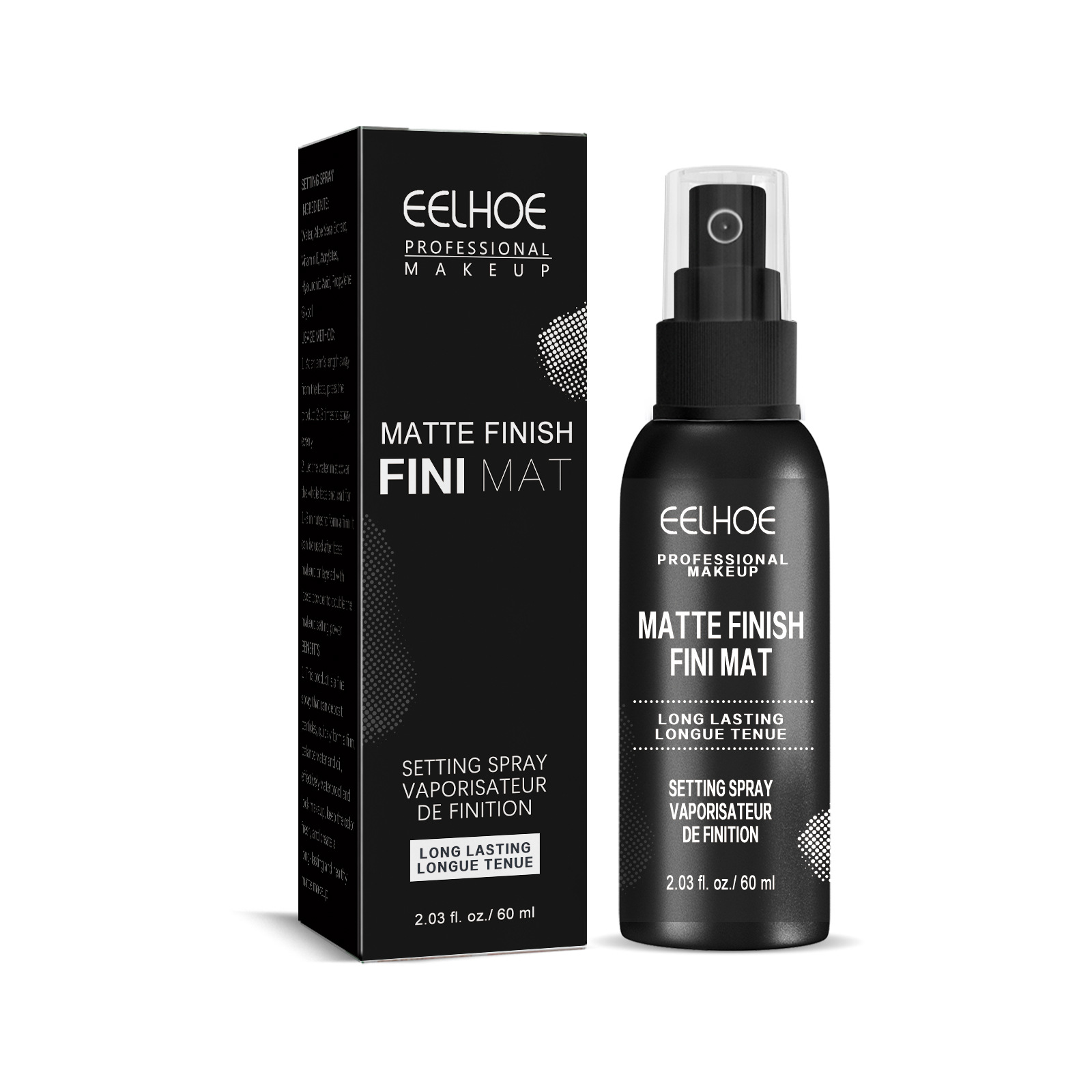 EELHOE quick drying film lasting, not easy to take off makeup, refreshing, matte set makeup and moisturizing spray_voghion.com