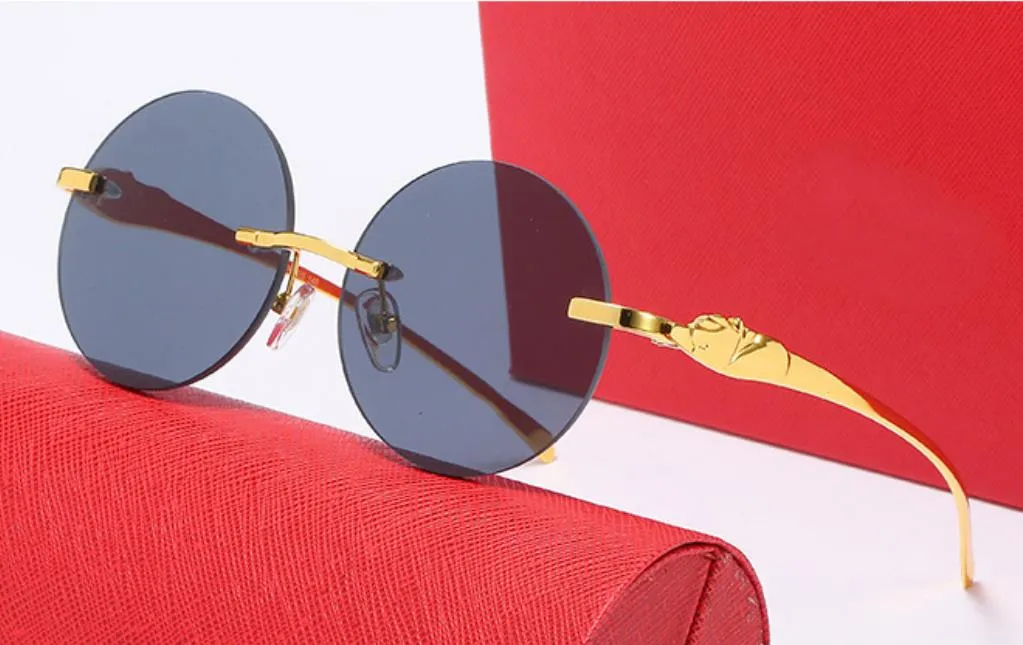 Sunglasses Uv400 Titanium Alloy Frame Men And Women Sunglasses_voghion.com