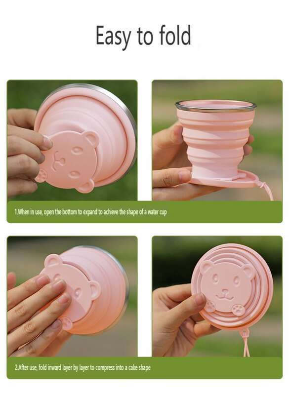 【 The Choice Of Many People 】 Silicone Folding Water Outdoor Portable Camping Travel Mouthwash Food Grade Casual Cup,_voghion.com