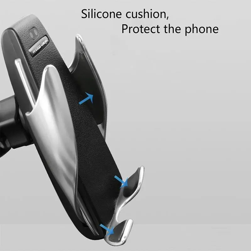 Top Of The Line Automatic Clamping 10W Qi Wireless Car Charger With 360 Degree Rotating Ventilation Port Installation_voghion.com