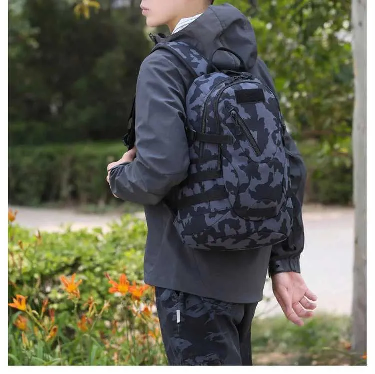 Nouveau sac à dos de camouflage militaire Sparrow d'extérieur pour hommes et femmes, sac d'assaut tactique d'équitation Ba241107_voghion.com